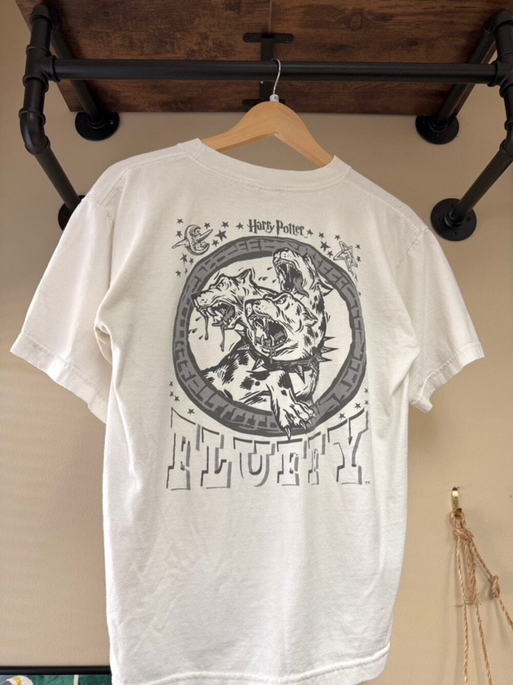 2000 Harry Potter Fluffy Cerberus Y2K Vintage Movie Promo Tee Shirt Hogwarts